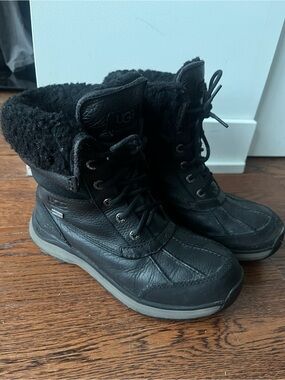 UGG Adirondack III Waterproof Winter Boots Black Women’s 7.5 (38.5 EUR)
